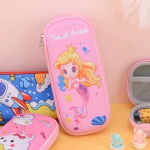 Pink Mermaid Pencil Case
